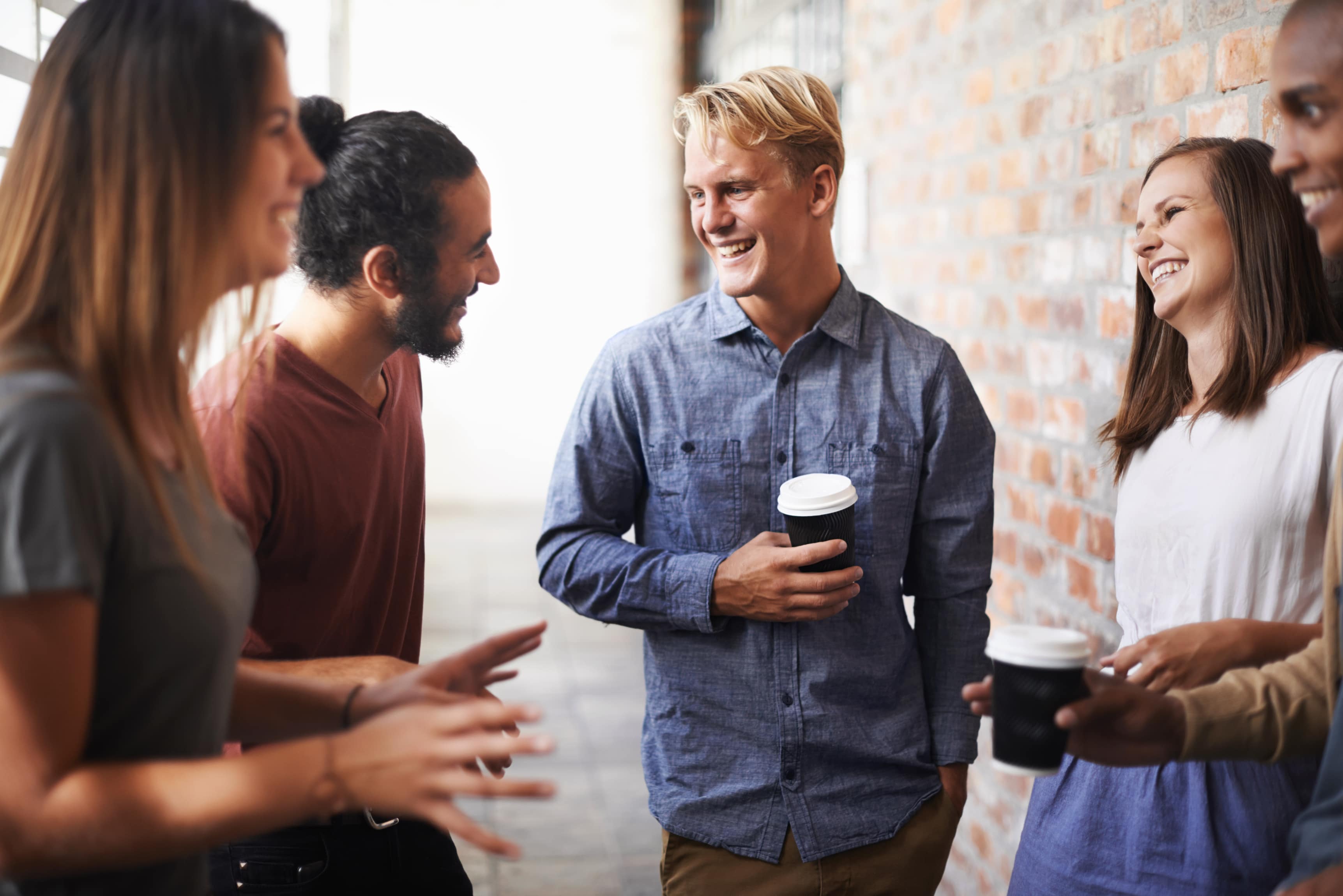 a diverse group of networkers