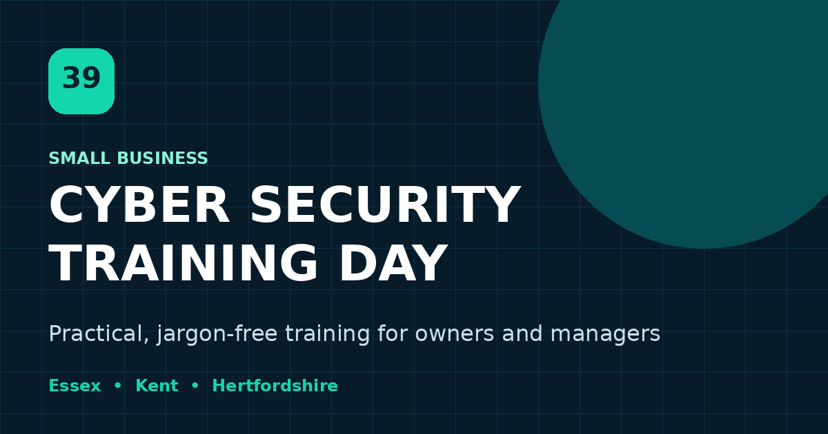 Small Business Cyber Security Training Day