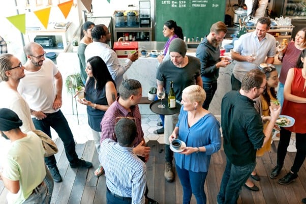 Casual business networking event